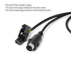 KDH127-052 5 Button Switch For Power Recliner Or Lift Chair With USB Charging Port 9 KDH127-052 5 Button Switch For Power Recliner Or Lift Chair With USB Charging Port -Life Easy Supply 0081