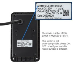 MLSK59-B1(LSF) Switch 4 Button With USB -Life Easy Supply 0334