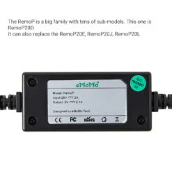 EMoMo RemoP20D 2 Button Switch With USB Charging Port -Life Easy Supply 0339