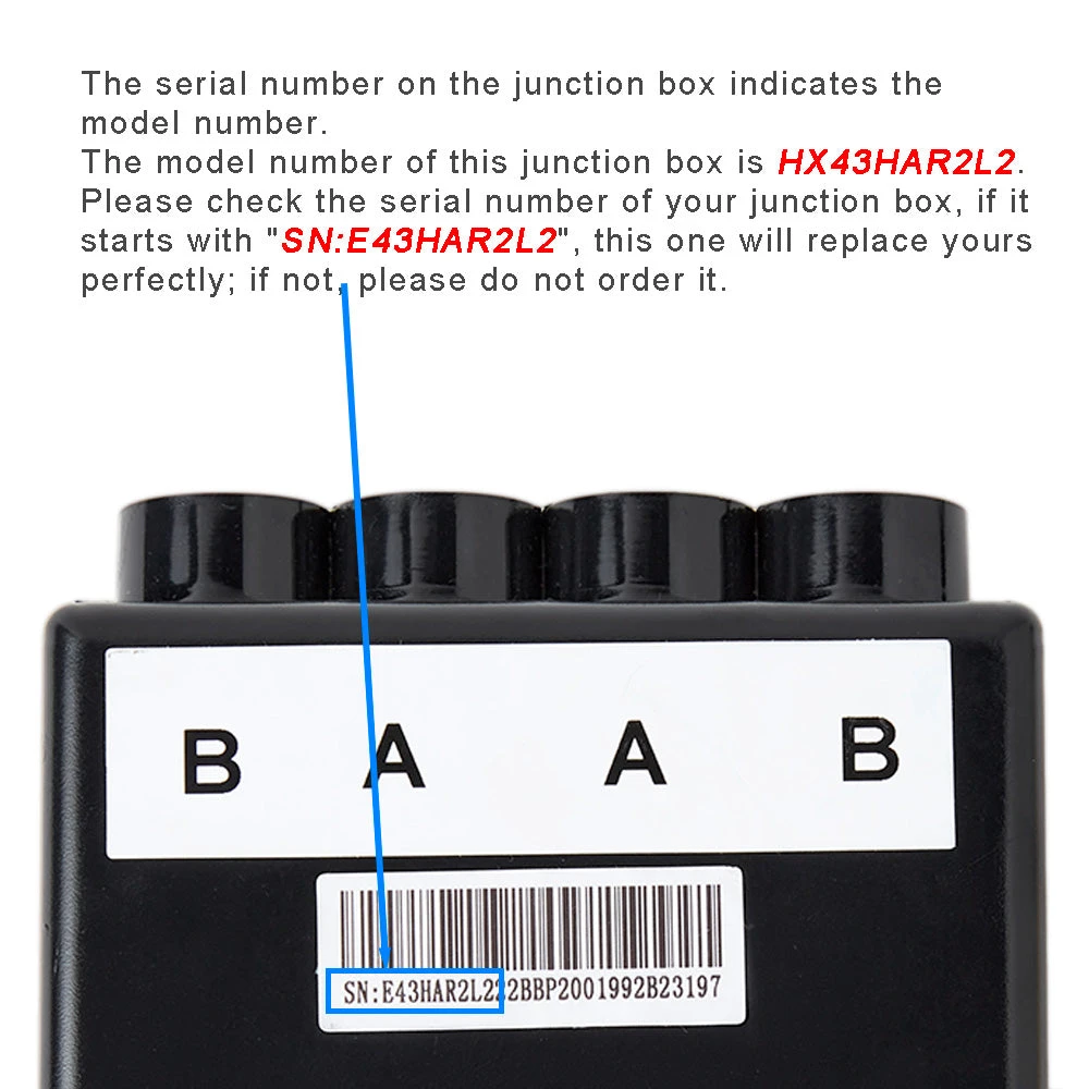 EMoMo HX43HAR2L2-2 Junction Box For Power Recliner/lift Chair/home Theater Chair 4 EMoMo HX43HAR2L2-2 Junction Box For Power Recliner/lift Chair/home Theater Chair - Image 2