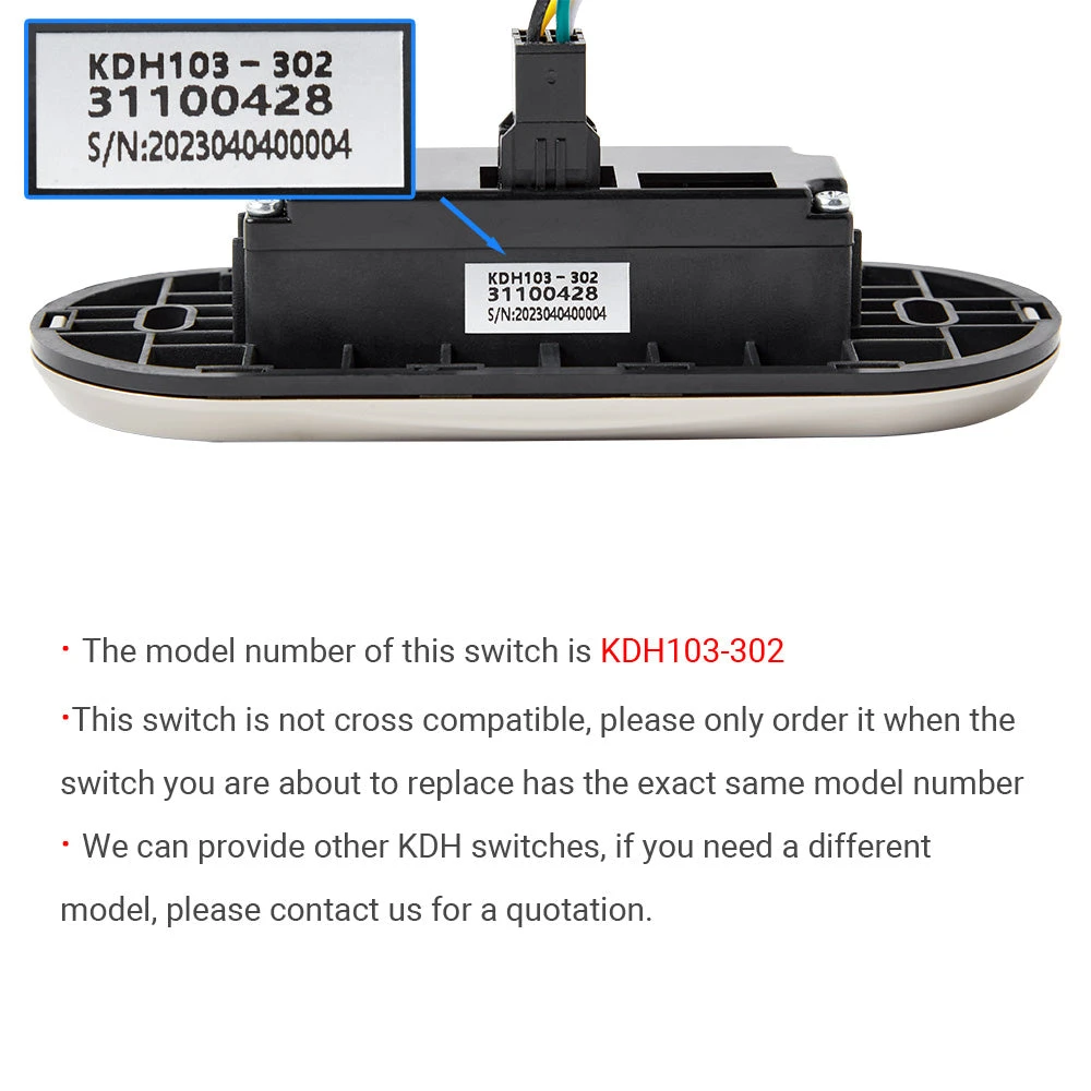 KDH103-302 2 Button Switch For Power Recliner Or Lift Chair 5 KDH103-302 2 Button Switch For Power Recliner Or Lift Chair - Image 3