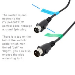 EMoMo 7 Button Switch For Sofa With ITable406TRLWD Control Panel -Life Easy Supply 0466