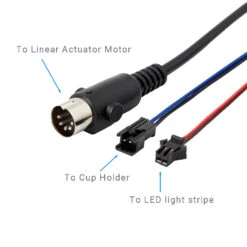 EMoMo HX90NCLU Switch For Recliner/Lift Chairs With 5 Button 3 Plug And USB -Life Easy Supply 0477