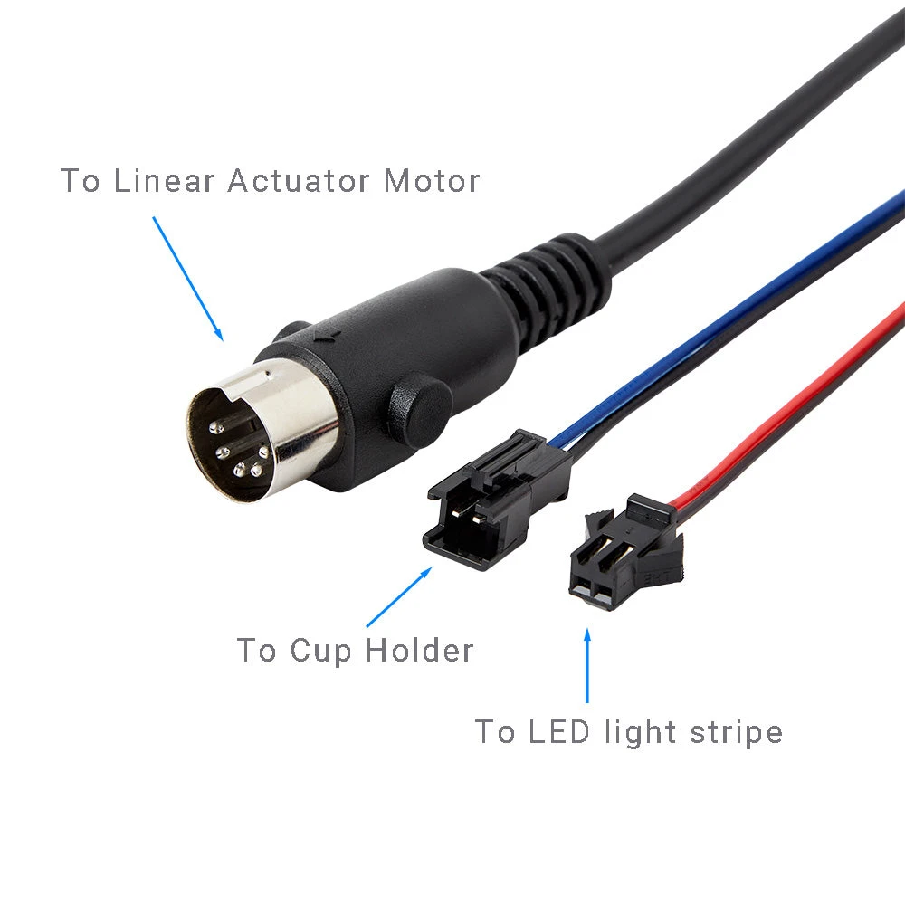 EMoMo HX90C2LUC/HX90C2LUCN Switch 3 Button 2 Plug With USB Port For Lift Chair And Power Recliner 8 EMoMo HX90C2LUC/HX90C2LUCN Switch 3 Button 2 Plug With USB Port For Lift Chair And Power Recliner - Image 6
