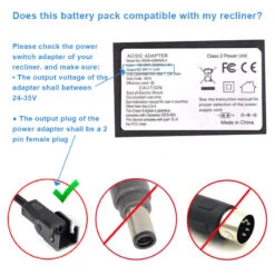 Universal Recliner Battery Pack 24V/29V 1800mAh Rechargable -Life Easy Supply 1 14e0f995 4cdd 44a9 985c 4df4a31827d3