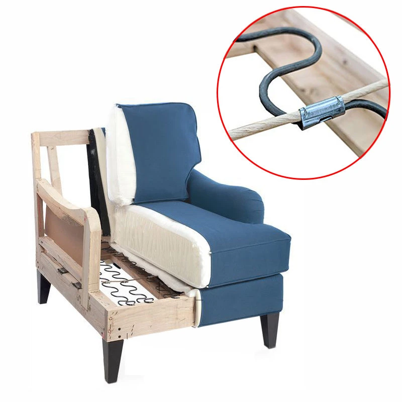 Saggy Sofa Repair Kit Zig-Zag Spring Paper Wrapped Balance Wire 33ft + 40 Clips 3 Saggy Sofa Repair Kit Zig-Zag Spring Paper Wrapped Balance Wire 33ft + 40 Clips