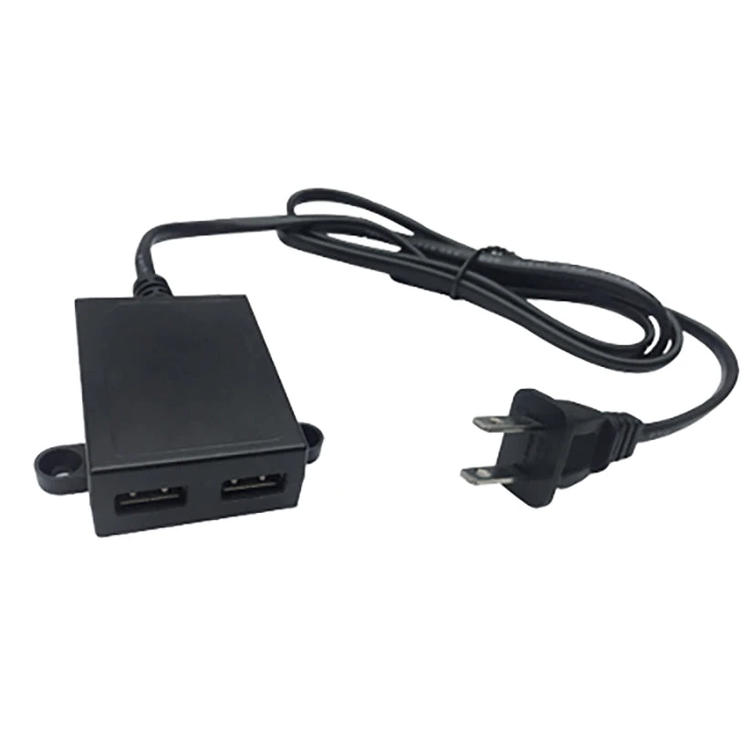 Furniture Mount Dual USB Charging Port- 5V 2A 3 Furniture Mount Dual USB Charging Port- 5V 2A