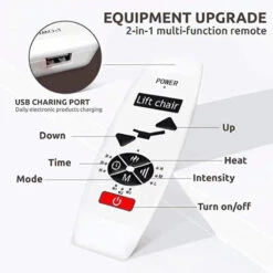Replacement Remote Controller For Recliner Lifting Chair With Vibration Massage & Heat -Life Easy Supply 20201218104901