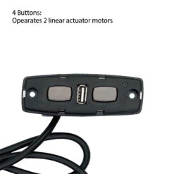KDH120-007 4 Button Switch For Power Recliner Or Lift Chair With USB Port And 5 Pin Plugs 10 KDH120-007 4 Button Switch For Power Recliner Or Lift Chair With USB Port And 5 Pin Plugs -Life Easy Supply 2 aca06783 a649 469d a4d9 7801c89cd059
