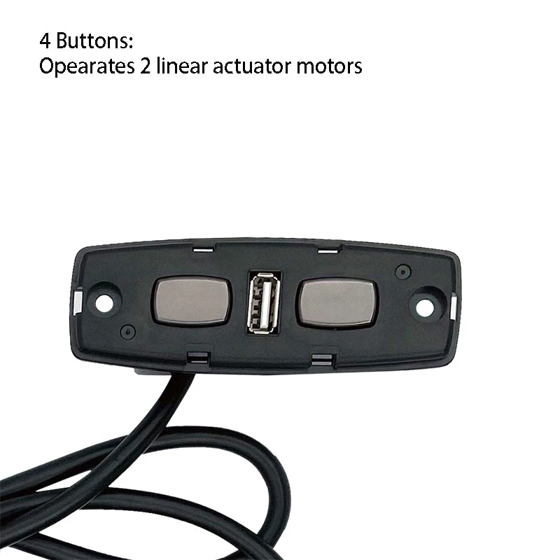 KDH120-007 4 Button Switch For Power Recliner Or Lift Chair With USB Port And 5 Pin Plugs 5 KDH120-007 4 Button Switch For Power Recliner Or Lift Chair With USB Port And 5 Pin Plugs - Image 3
