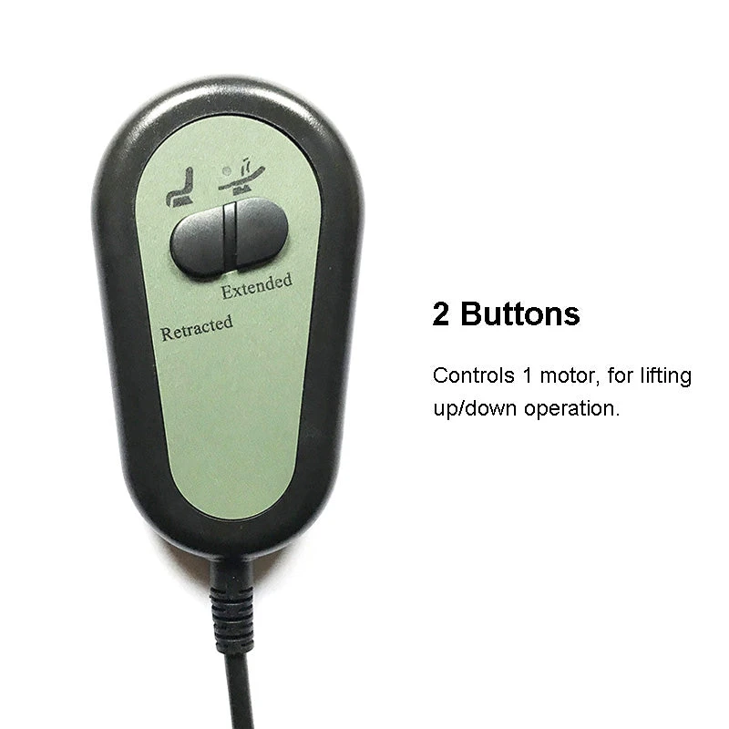 2 Button 8 Pin Remote Hand Controller For Power Recliner Lift Chair 3 2 Button 8 Pin Remote Hand Controller For Power Recliner Lift Chair - Image 2