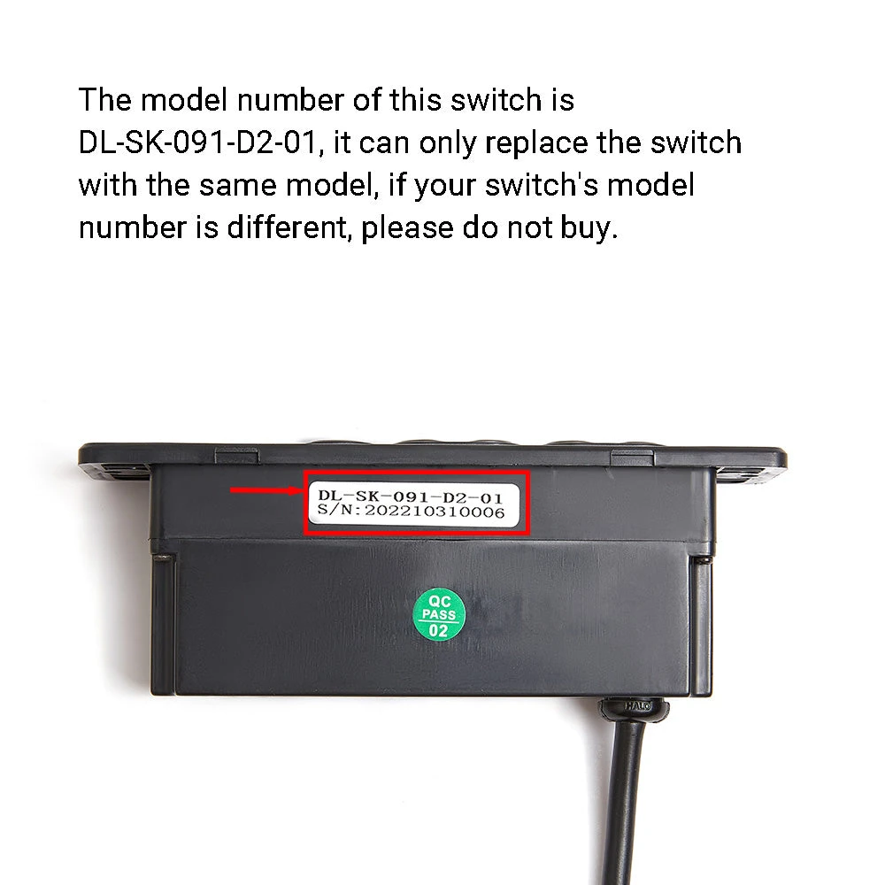 DL-SK-091-D2-01 5 Button Switch For Recliner Lift Chair 5 DL-SK-091-D2-01 5 Button Switch For Recliner Lift Chair - Image 3