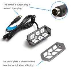 EMoMo TRGI/TRGIN Recliner Switch 7 Buttons With USB 8 EMoMo TRGI/TRGIN Recliner Switch 7 Buttons With USB -Life Easy Supply 3X4A2164