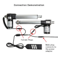 6-button Remote Controller With Three*2-pin Plugs For Dual 2-pin Motor Recliner/lift Chair -Life Easy Supply 3X4A3437