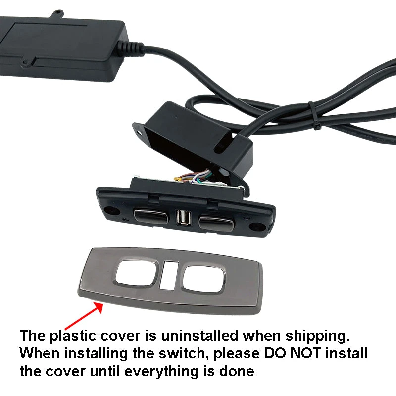 KDH120-007 4 Button Switch For Power Recliner Or Lift Chair With USB Port And 5 Pin Plugs 6 KDH120-007 4 Button Switch For Power Recliner Or Lift Chair With USB Port And 5 Pin Plugs - Image 4