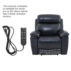 6 Button 5 Pin Remote Handset Controller For Recliners/Lift Chairs With 2 Motors 9 6 Button 5 Pin Remote Handset Controller For Recliners/Lift Chairs With 2 Motors -Life Easy Supply 3 4085ab42 94b5 44aa 8f2a fe5270edce1c