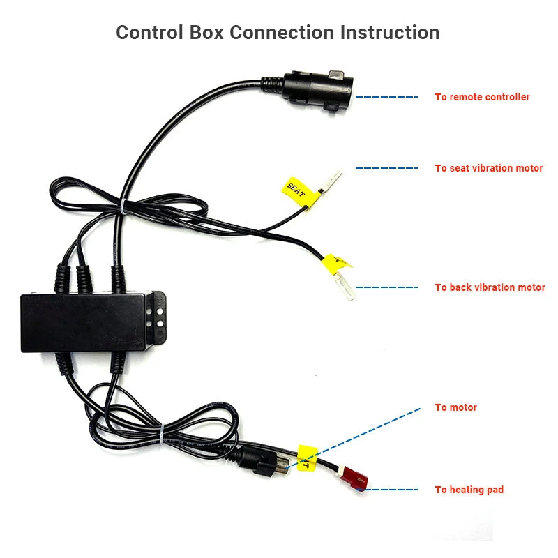 MLSK55-A1 Remote Controller & Junction Box Power Recliner 6 Button 8 Pin 7 MLSK55-A1 Remote Controller & Junction Box Power Recliner 6 Button 8 Pin - Image 5