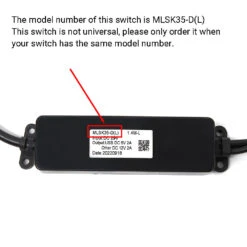 MLSK35-D(L) 5-Button Switch For Power Recliner Chairs W/ USB 8 MLSK35-D(L) 5-Button Switch For Power Recliner Chairs W/ USB -Life Easy Supply IMG 0003