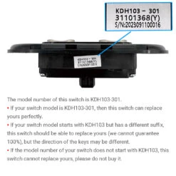 KDH103-301 2 Button Switch For Power Recliner Or Lift Chair -Life Easy Supply IMG 0821