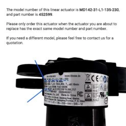 Limoss 452599 MD142-31-L1-135-230 Motor Actuator 10 Limoss 452599 MD142-31-L1-135-230 Motor Actuator -Life Easy Supply IMG 1014
