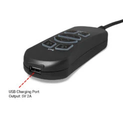 MLSK89-A2 6 Button 5 Pin Remote Controller For Recliner W/USB Charging Port & Backlit -Life Easy Supply IMG 1051