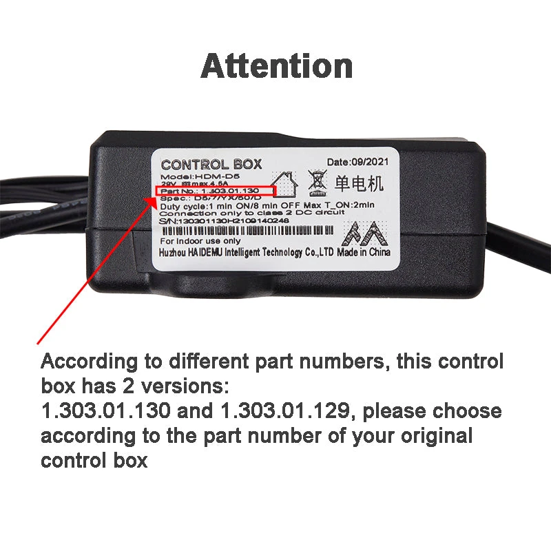 HDM-D5 Control Box For Massage Recliner Lift Chair 4 HDM-D5 Control Box For Massage Recliner Lift Chair - Image 2