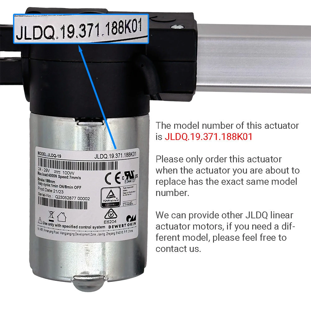 OKIN JLDQ.19.371.188K01 Linear Actuator For Recliner/Lift Chair 4 OKIN JLDQ.19.371.188K01 Linear Actuator For Recliner/Lift Chair - Image 2
