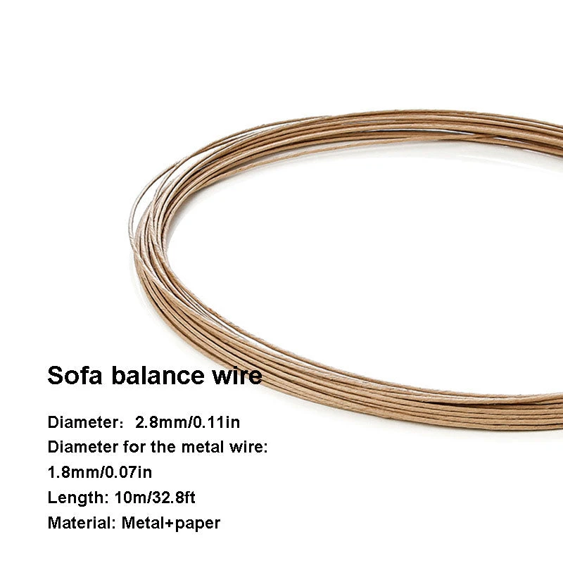 Saggy Sofa Repair Kit Zig-Zag Spring Paper Wrapped Balance Wire 33ft + 40 Clips 6 Saggy Sofa Repair Kit Zig-Zag Spring Paper Wrapped Balance Wire 33ft + 40 Clips - Image 4